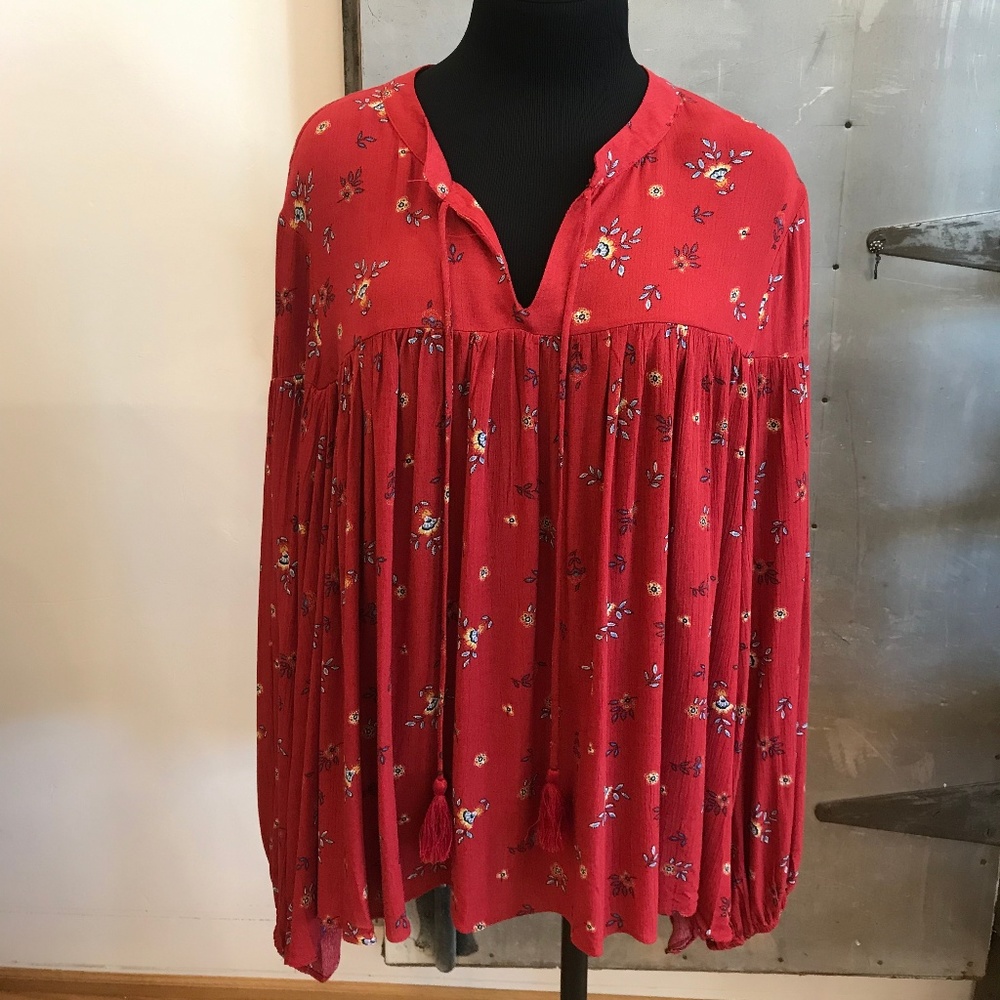 Floral Boho Blouse